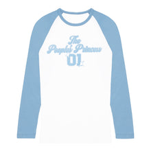 PEOPLE'S PRINCESS LONGSLEEVE RAGLAN (BABY BLUE / WHITE)