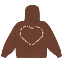 LOVIN' LIKE LEAH ZIP HOODIE (BROWN)