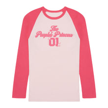 PEOPLE'S PRINCESS LONGSLEEVE RAGLAN (PINK)
