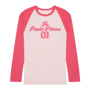 PEOPLE'S PRINCESS LONGSLEEVE RAGLAN (PINK)