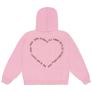 LOVIN' LIKE LEAH ZIP HOODIE (PINK)